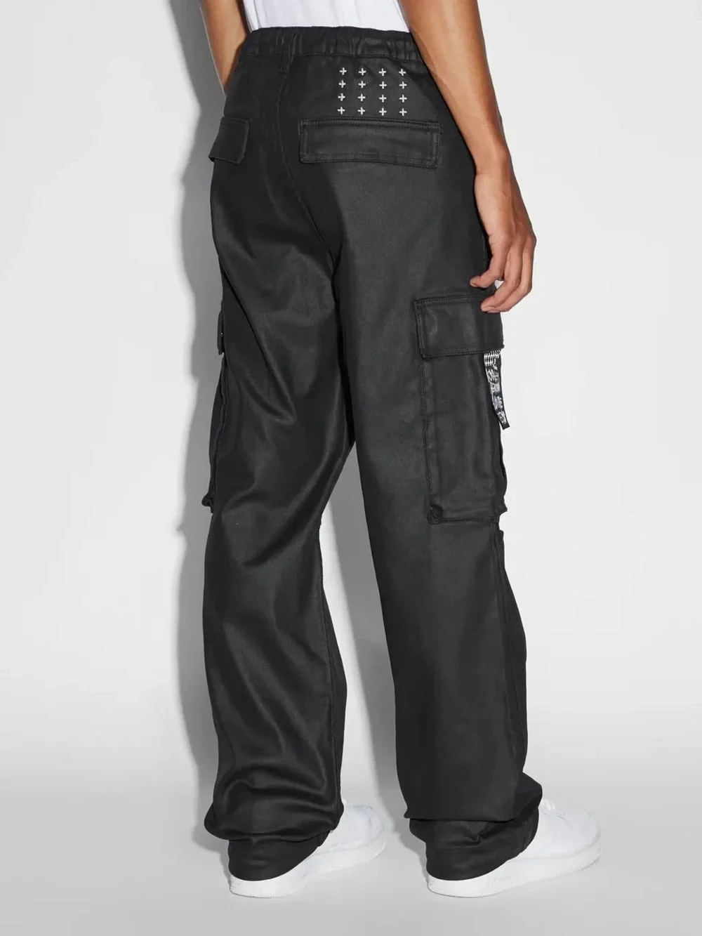MEN’S KSUBI FUGITIVE CARGO BLACK WAXED PANT